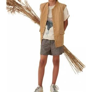 NEW SOFT GALLERY fischer vest in khaki
